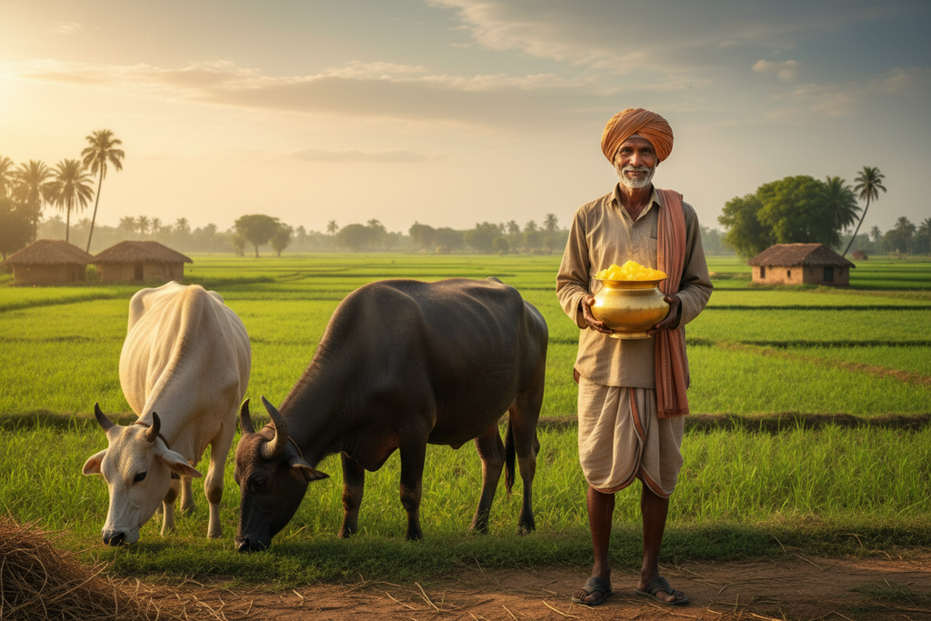 ਦੇਸੀ ਘਿਓ देसी घी Pure Desi Ghee (Clarified Butter)