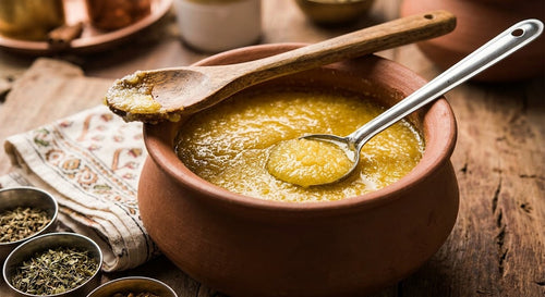 ਦੇਸੀ ਘਿਓ देसी घी Pure Desi Ghee (Clarified Butter)