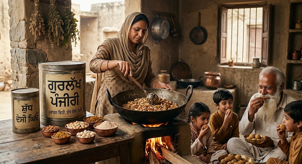ਪੰਜੀਰੀ, पंजीरी, Panjeeri